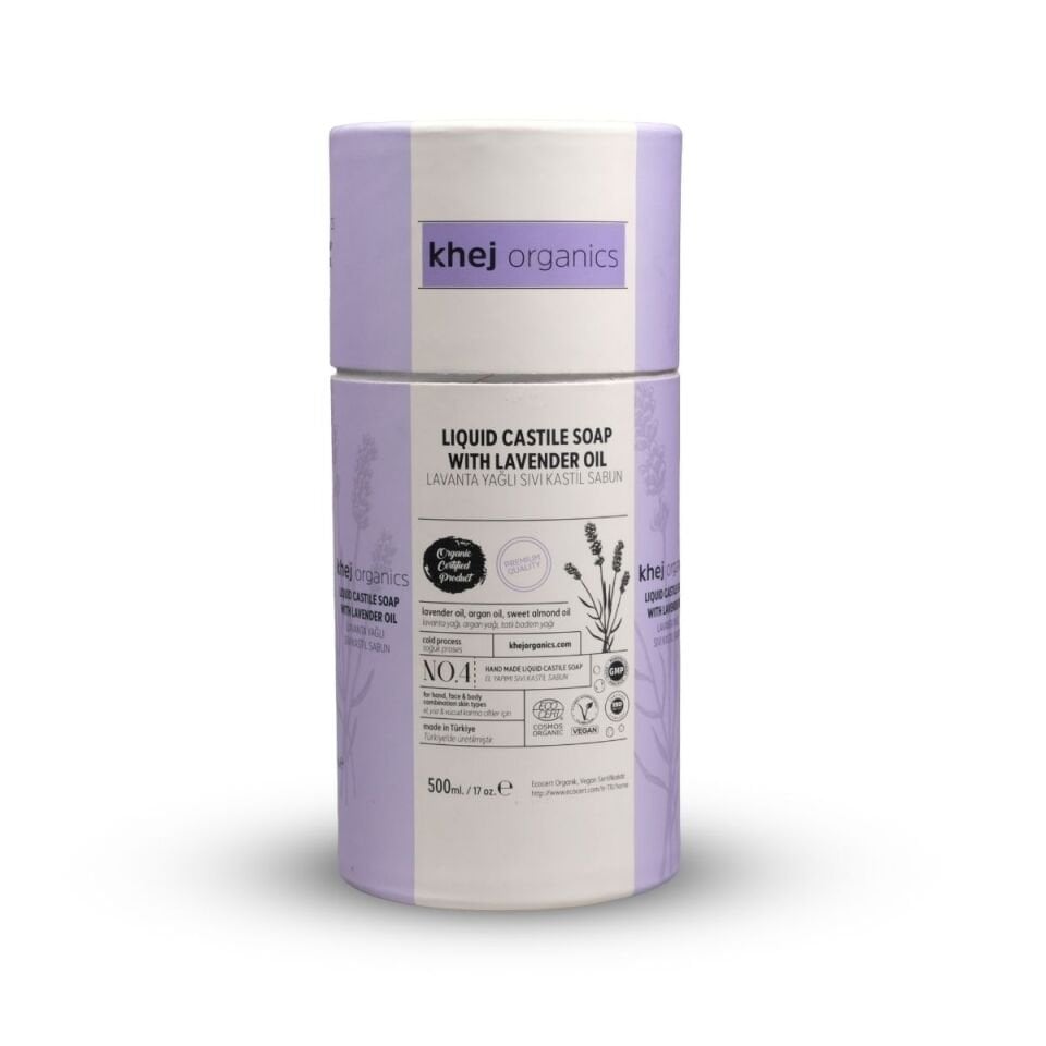 No.4 - Lavanta Yağlı Sıvı Kastil Sabun 500ML (Karma Cilt Sabunu)
