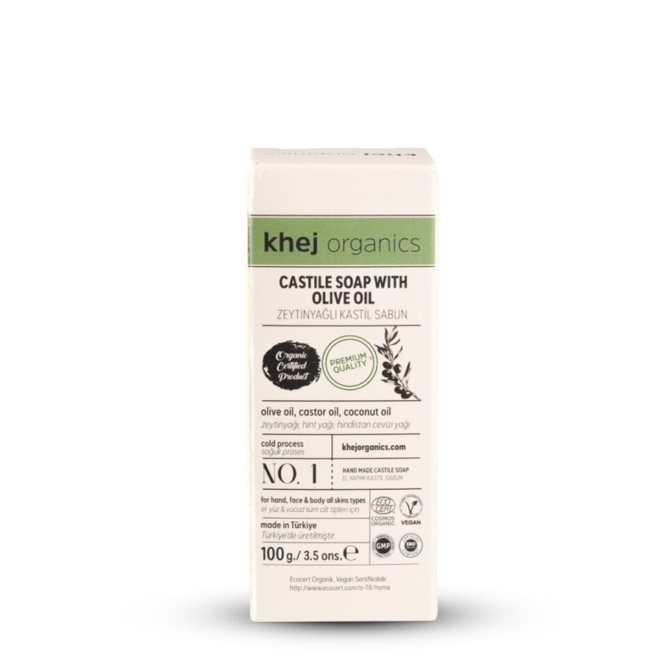 No.1- Zeytinyağlı Kastil Sabunu 100GR (TümCilt Tipleri)