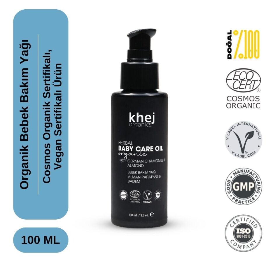 Organik Bebek Bakım Yağı 100ML