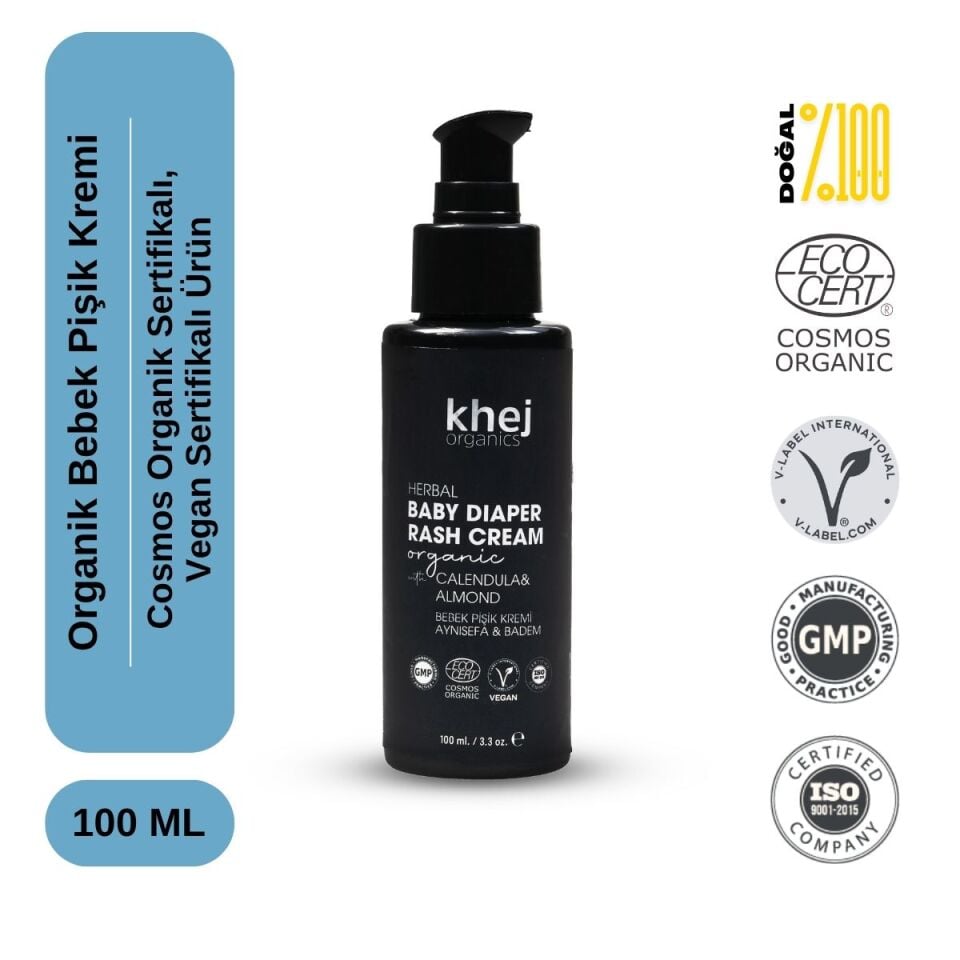 Organik Bebek Pişik Kremi 100ML