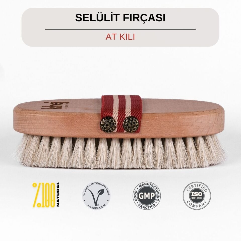 Selülit Vücut Fırçası At Kılı