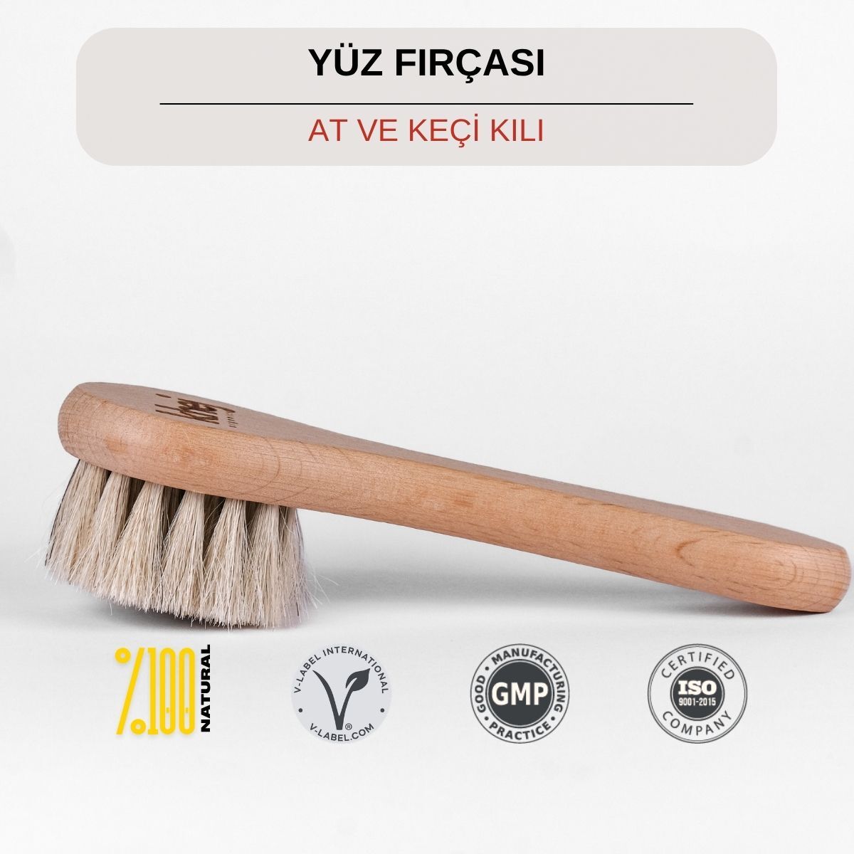 Yüz Fırçası At ve Keçi Kılı